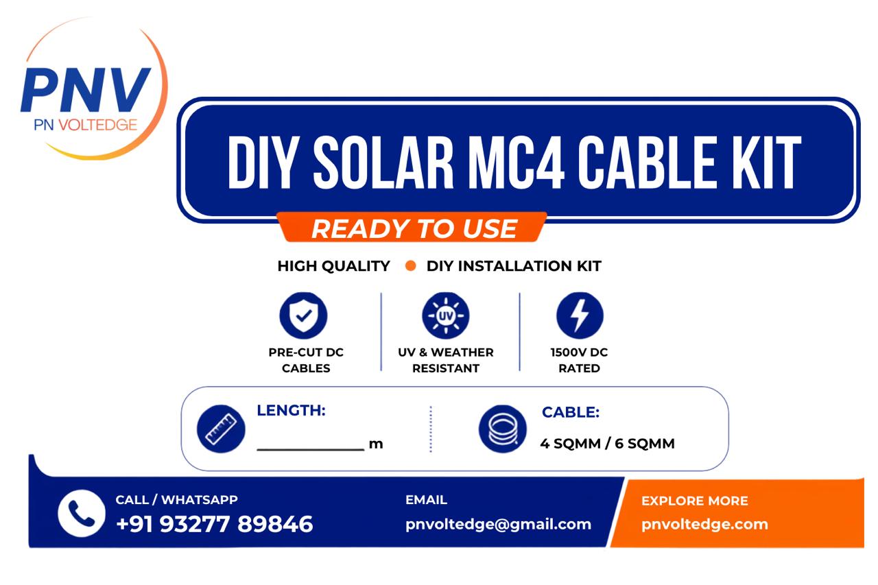 PN VoltEdge DIY solar MC4 cable kit