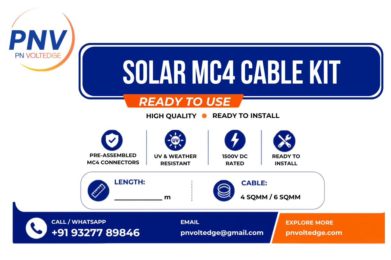 PN VoltEdge solar MC4 cable kit poster